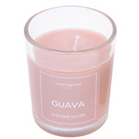 Light pink Guava Jar candle Medium