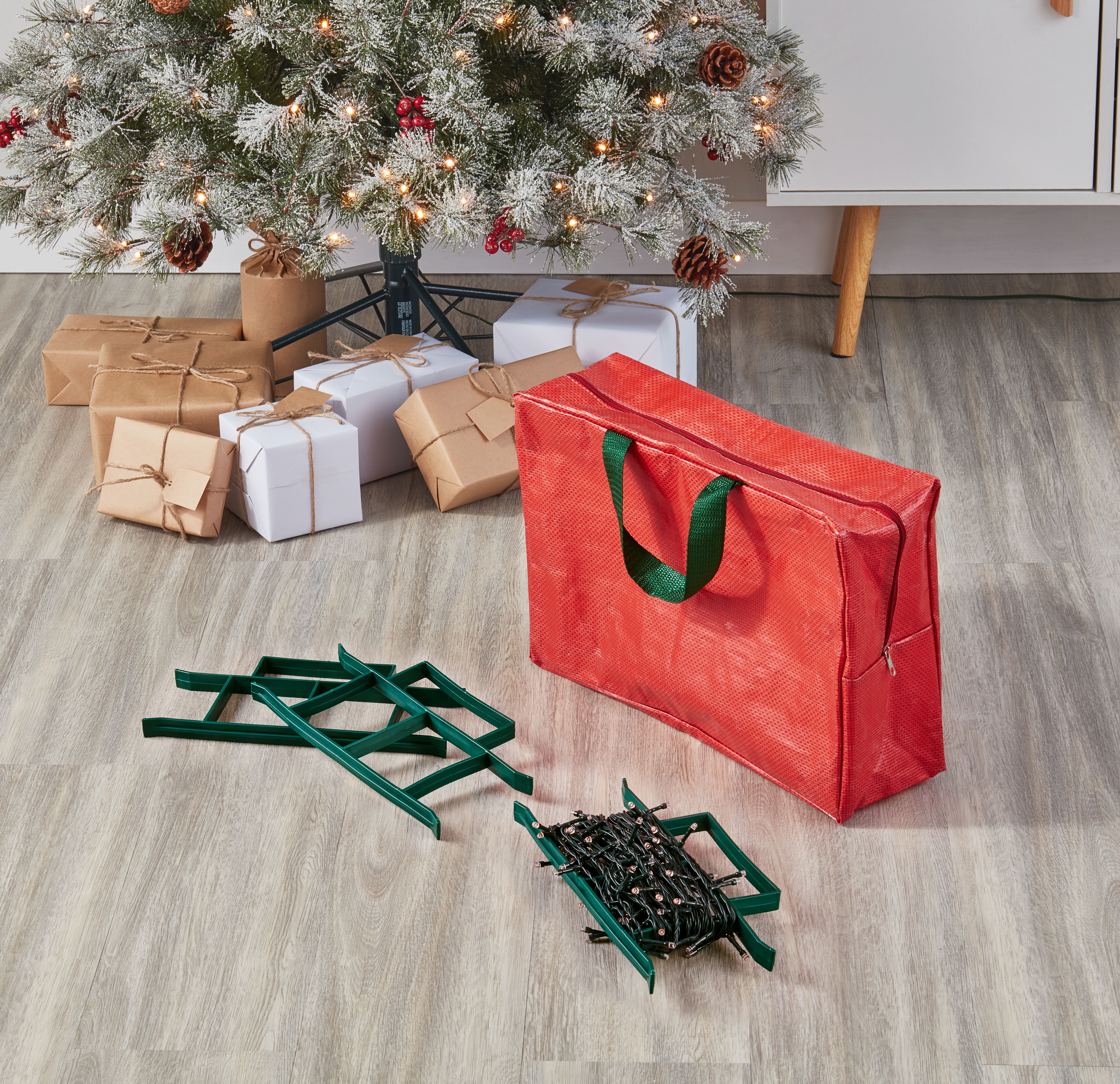 Lights storage bag (L) 440mm x (W) 150mm - Red