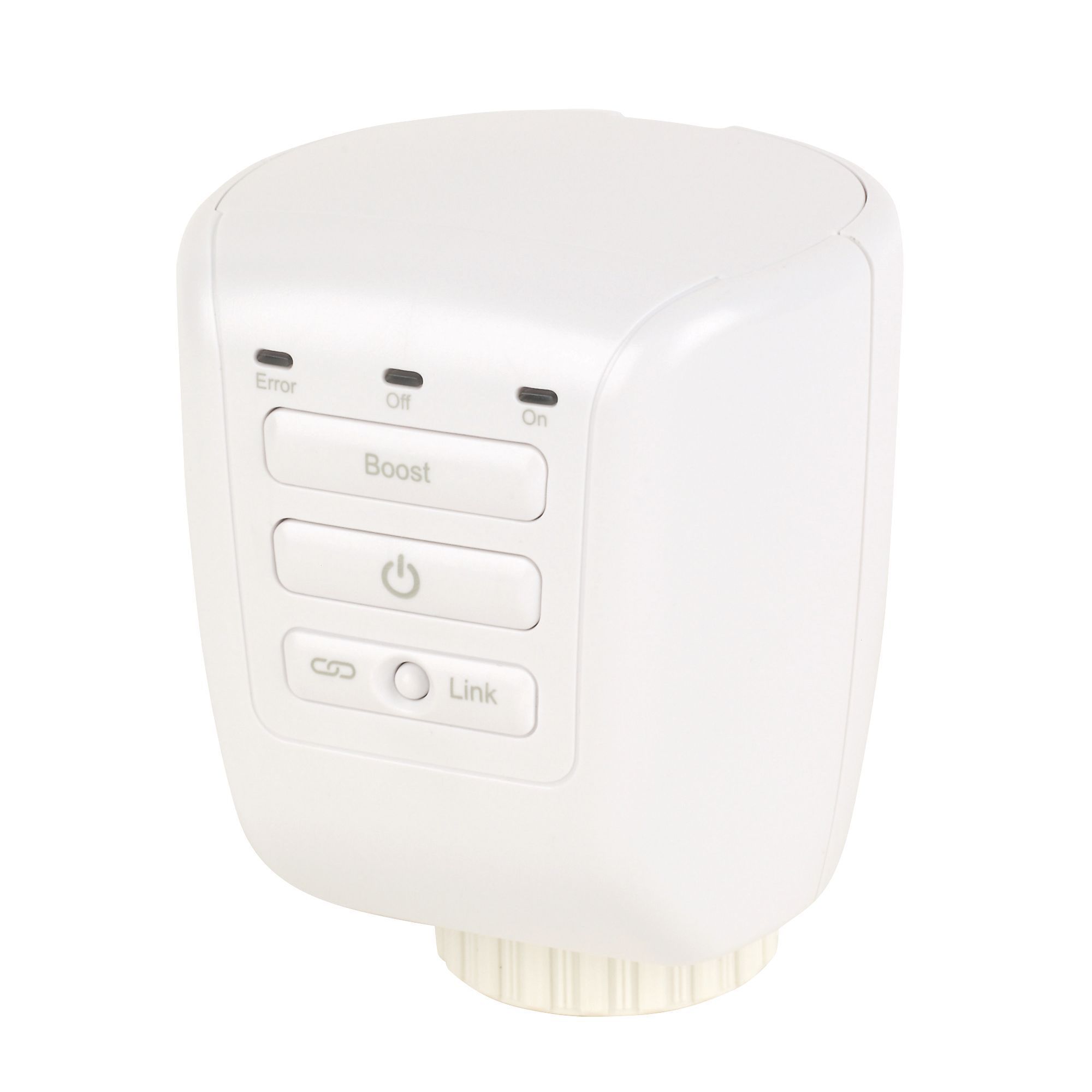 LightwaveRF White Thermostatic Radiator valve DIY at B&Q