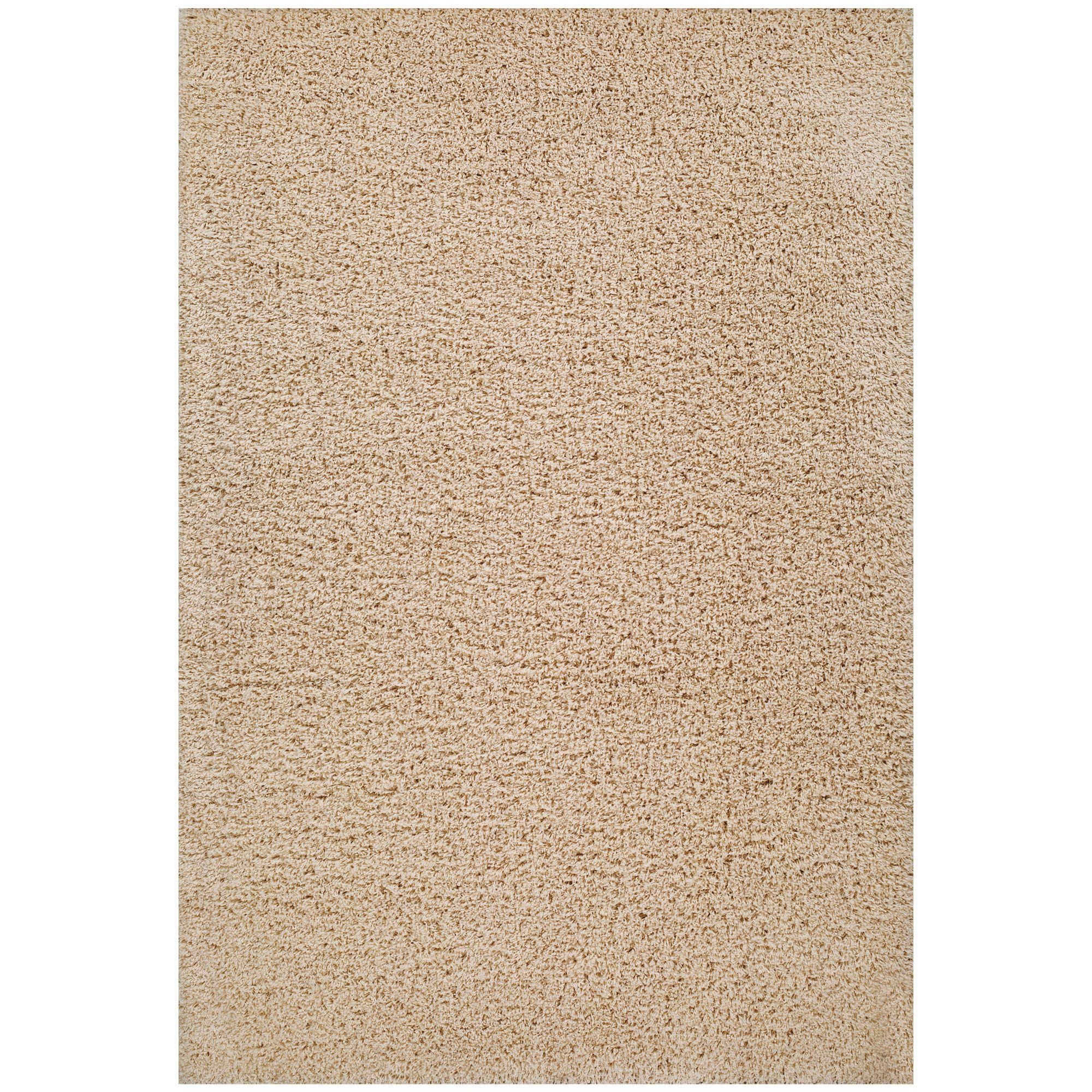 Lilia Light cream Shaggy Medium Rug, (L)160cm x (W)120cm