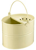Lily & Brown Cream Steel Mop bucket