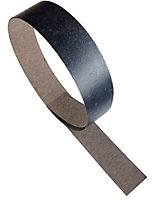 Lima Granite effect Black Worktop edging tape, (L)3m (W)42mm