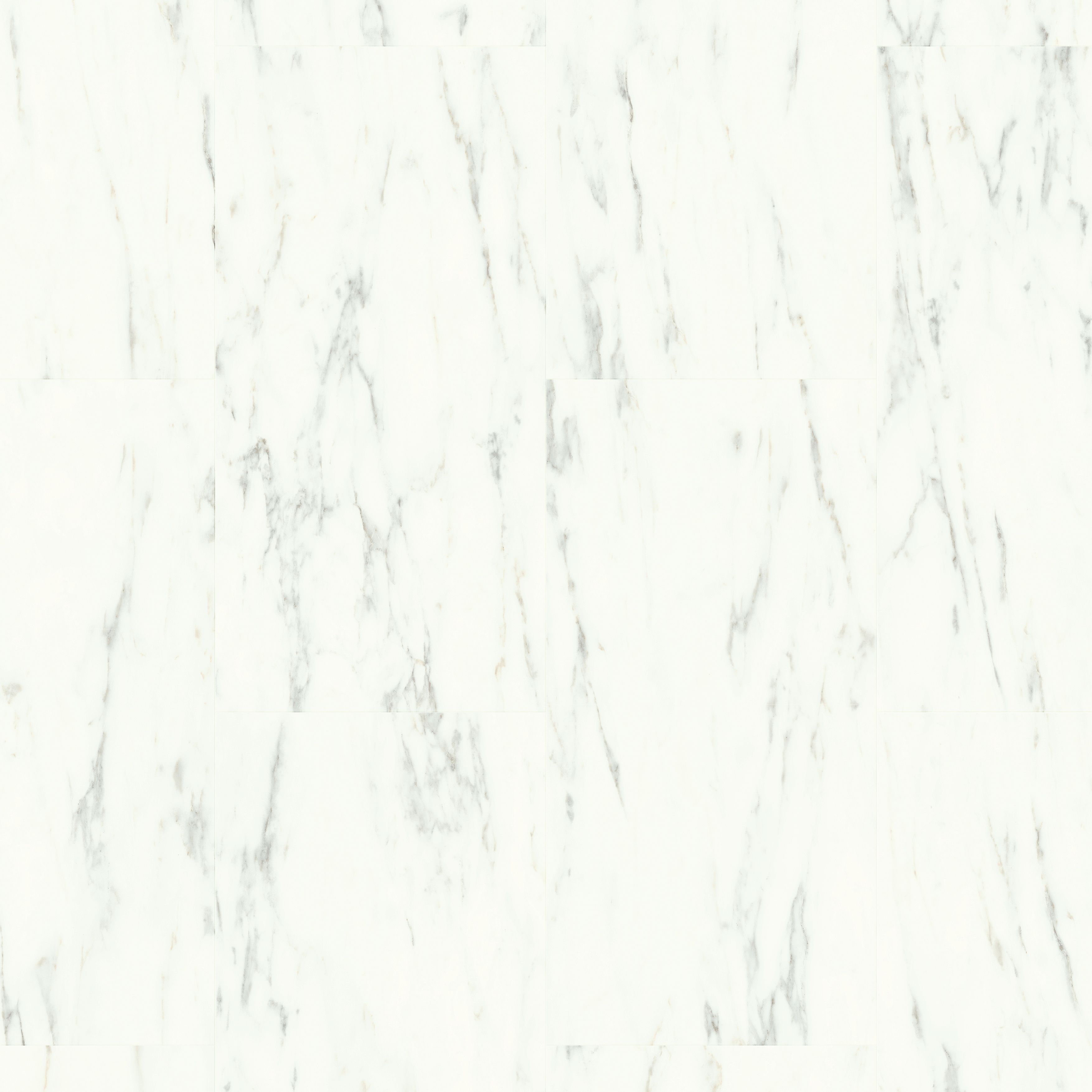 Lima White Polyvinyl chloride (PVC) Marble effect Luxury vinyl click Flooring Sample
