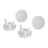 Lindam White Socket safety cover, Pack of 4