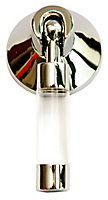 Linea Chrome effect Clear Cabinet Pull handle
