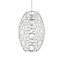 Lisel Chrome effect Acrylic bead detail Lamp shade (D)21cm