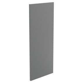 Lismore Matt Dust grey MDF & MFC Bathroom Base Panel (H)900mm (W)380mm