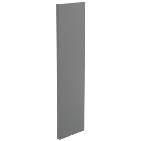 Lismore Matt Dust grey MDF & MFC Bathroom Wall Panel (H)720mm (W)192mm