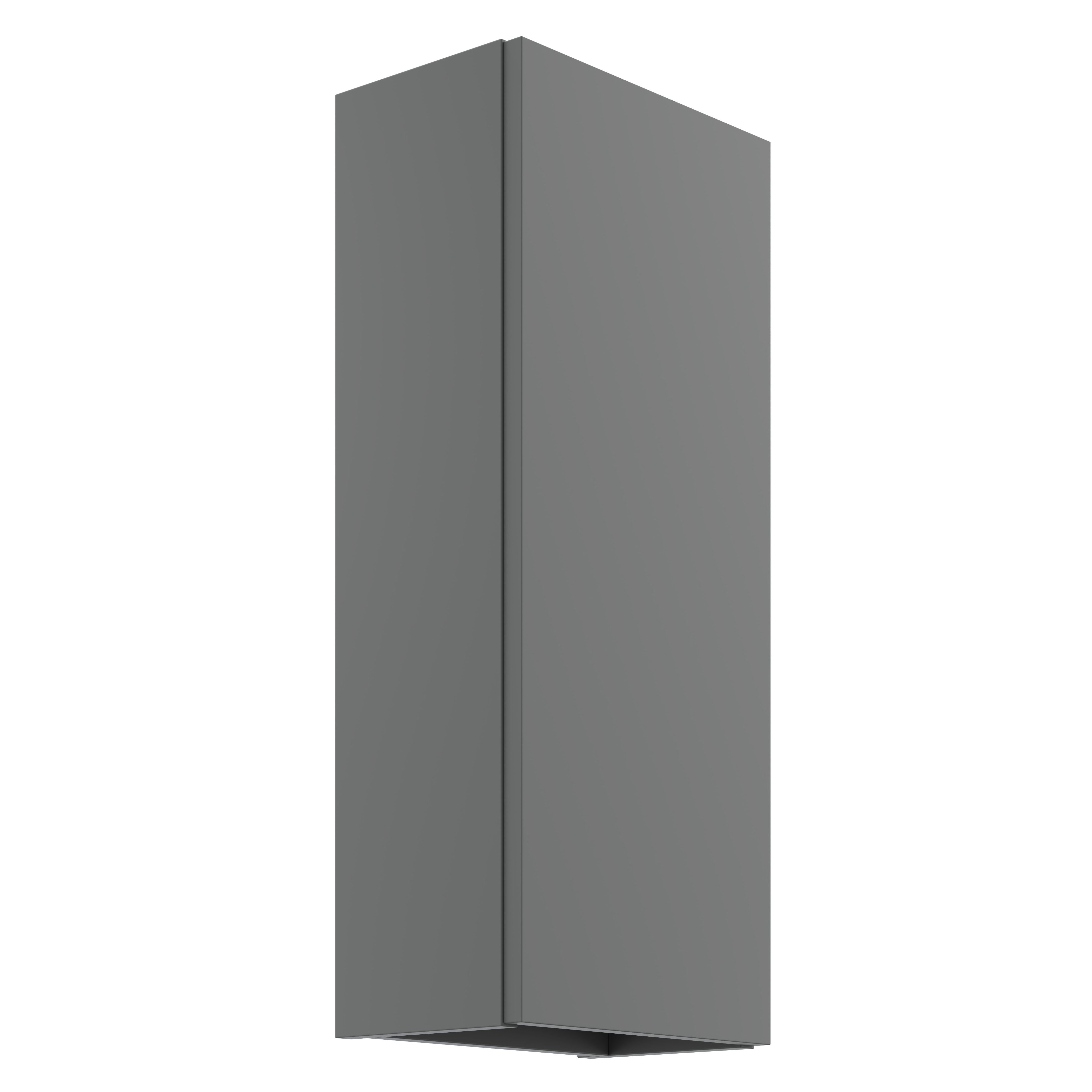 Lismore Matt Dust grey Wall-mounted Single Bathroom Cabinet (H) 720mm ...
