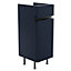 Lismore Matt Indigo blue Freestanding Single Bathroom Cabinet (H) 820mm (W) 300mm