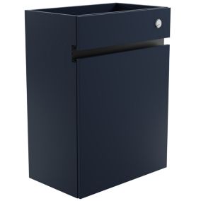 Lismore Matt Indigo blue Freestanding Toilet cabinet (H)820mm (W)600mm