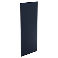 Lismore Matt Indigo blue MDF & MFC Bathroom Base Panel (H)900mm (W)380mm