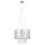 Lisotta Pendant Chrome effect 4 Lamp Pendant ceiling light, (Dia)400mm