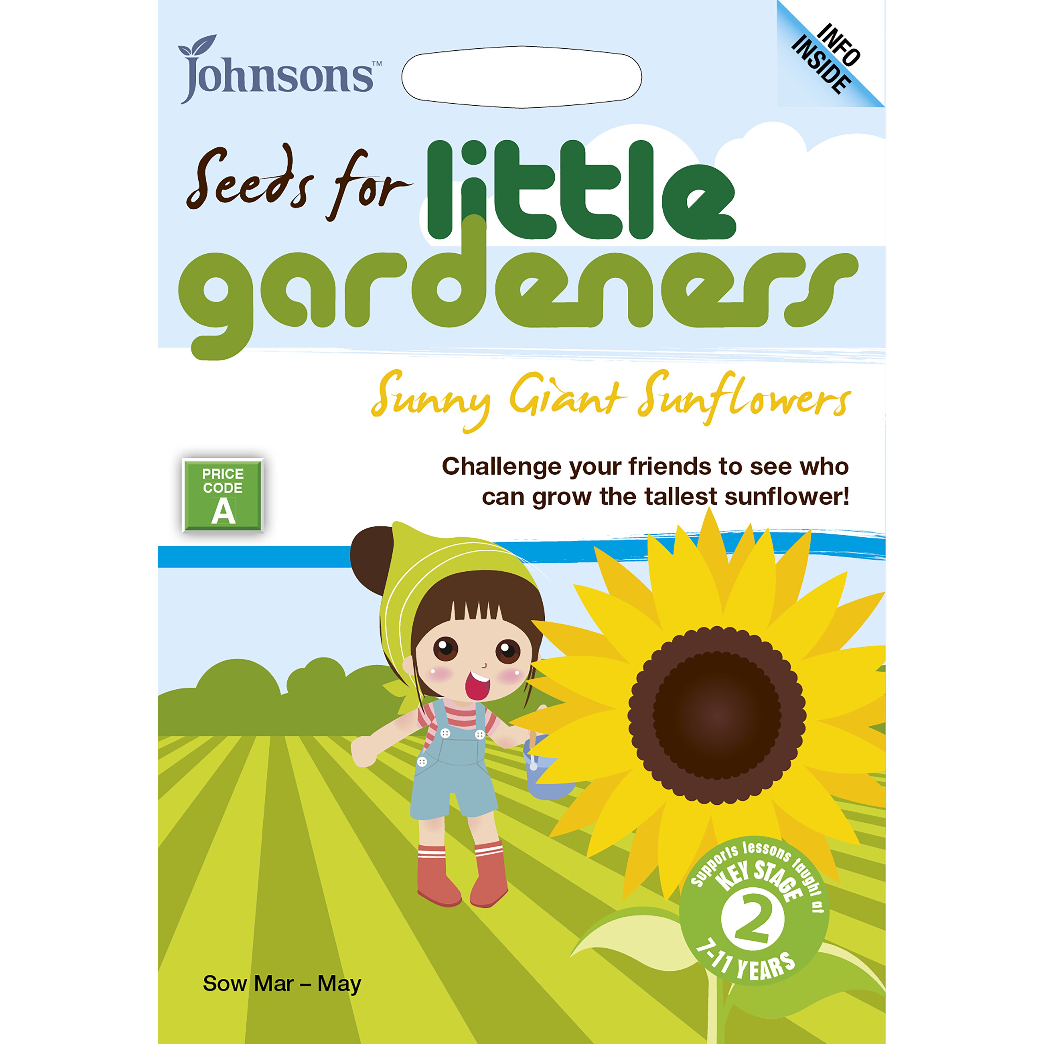 Little Gardner's Sunny giant single Sunflower Seed