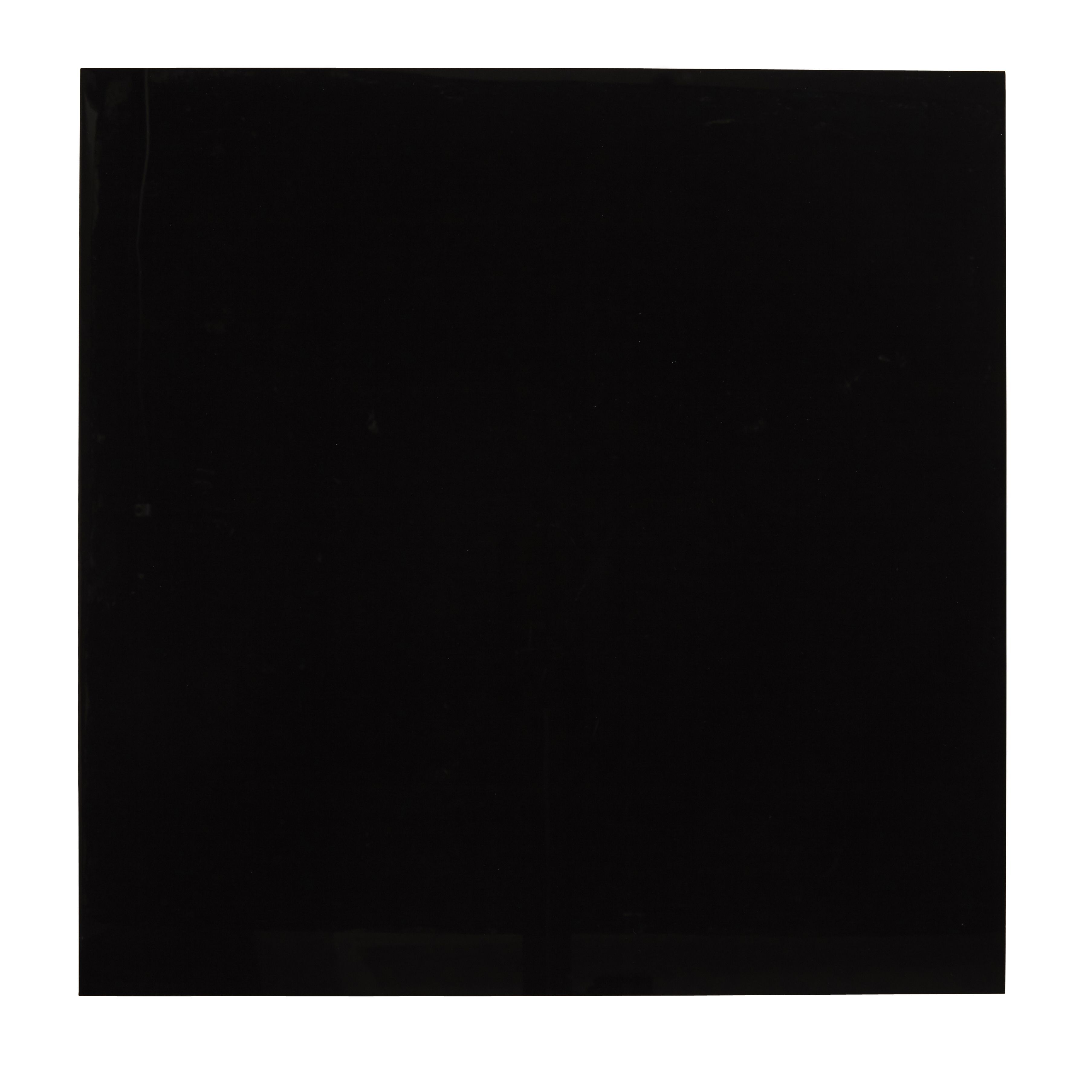 Colours Livourne Black Plain Porcelain Wall & floor Tile - 8