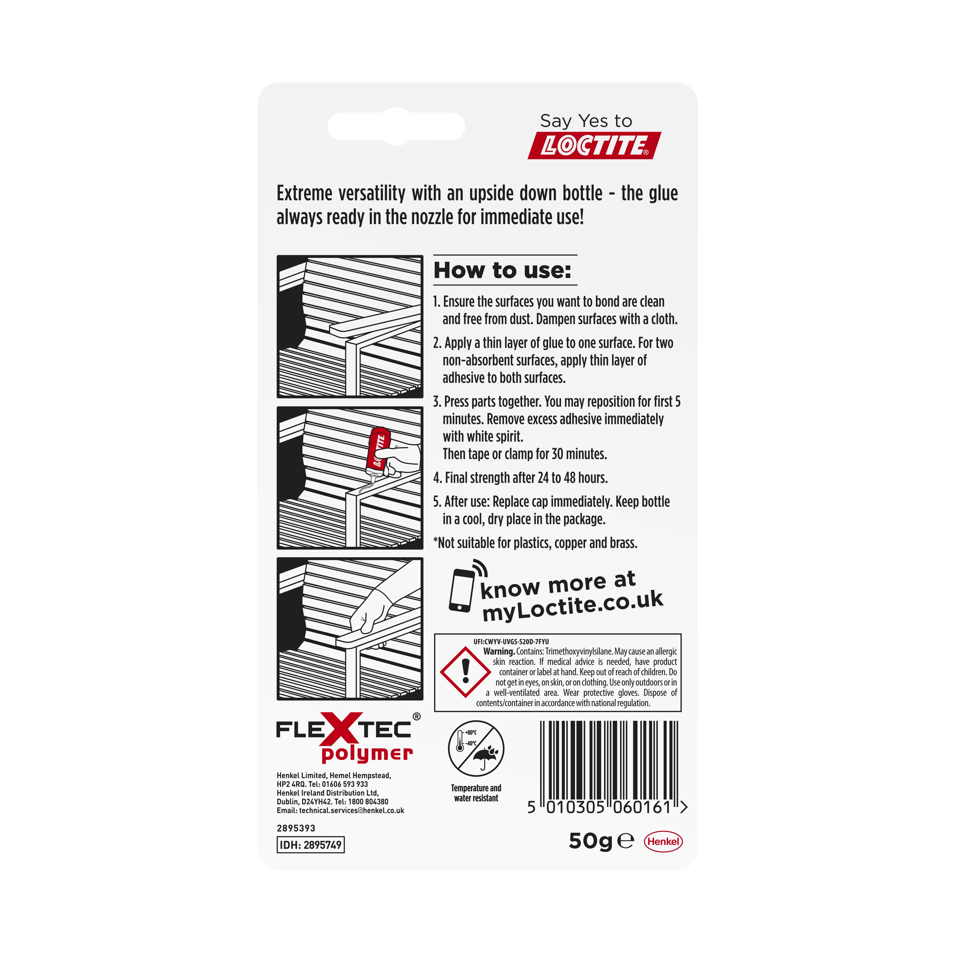 Loctite Extreme Transparent Multi-purpose Glue 50ml