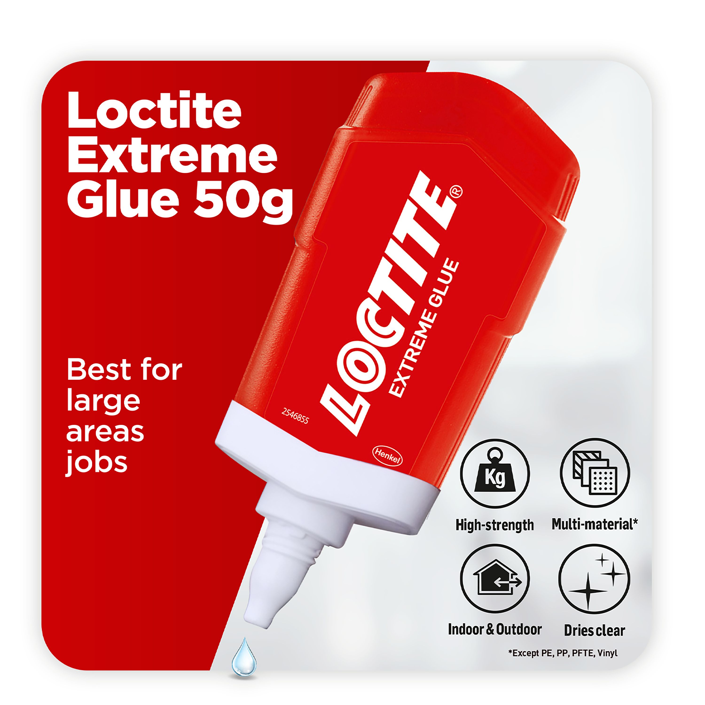 Loctite Extreme Transparent Multi-purpose Glue 50ml