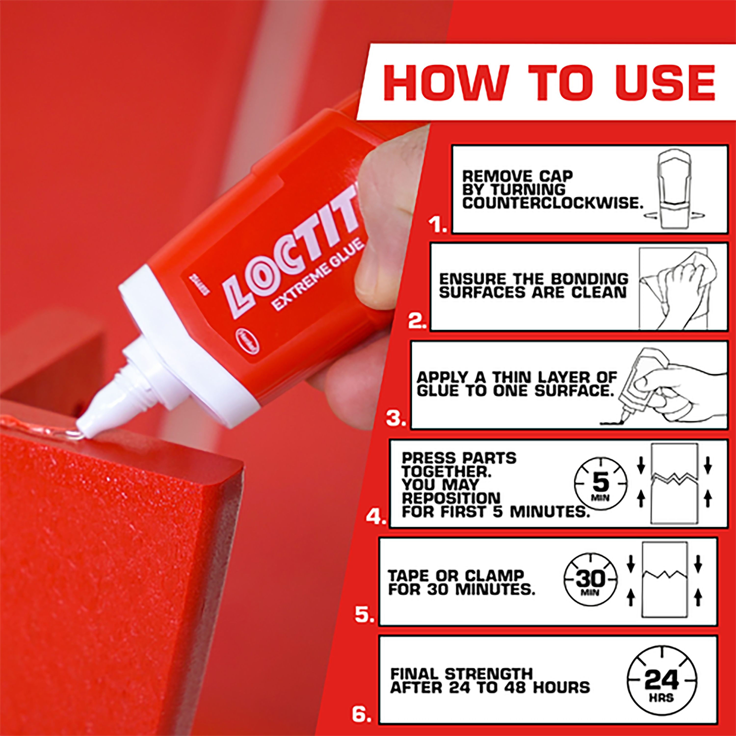 Loctite Extreme Transparent Multi-purpose Glue 50ml