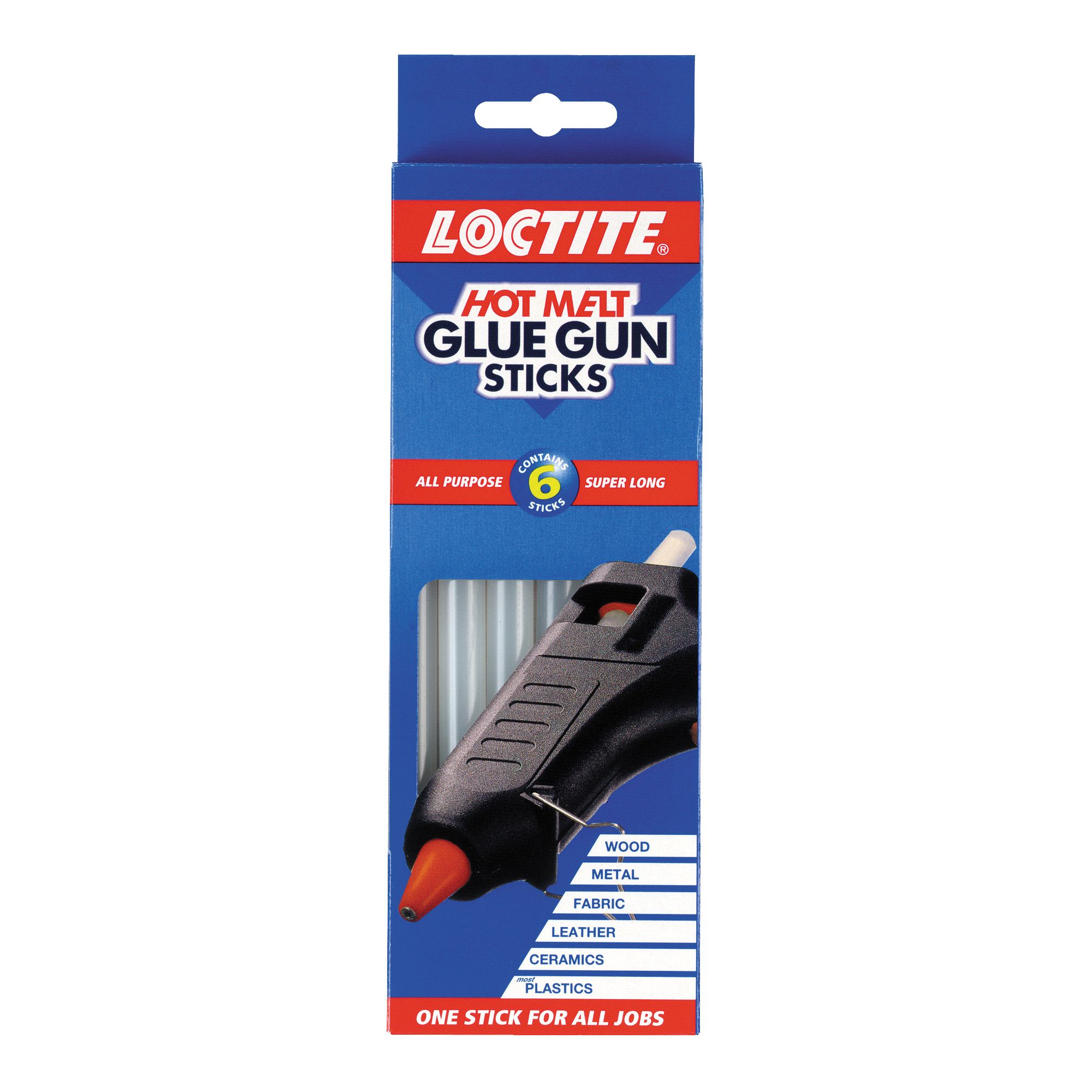 Loctite Hot Melt Natural Glue stick, Pack of 6 | DIY at B&Q