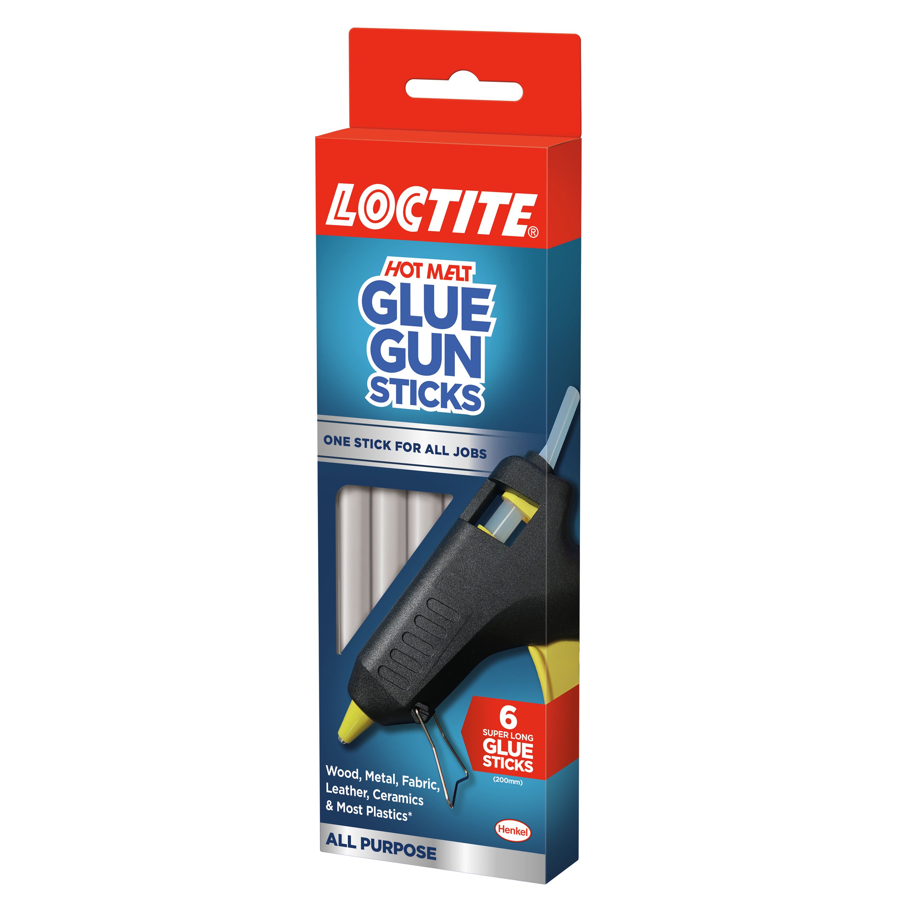 Loctite Hot Melt Refill Glue stick (Dia)110mm, Pack of 6