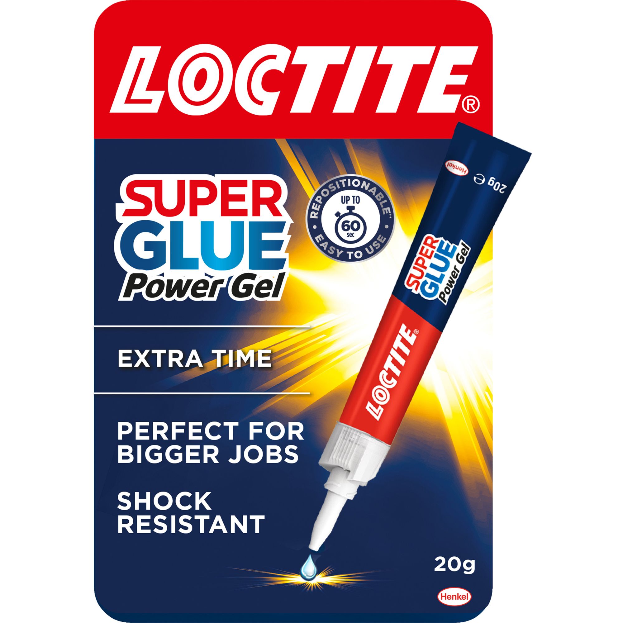 LOCTITE Super Glue POWER GEL FLEX MINI TRIO Flexible Adhesive 3x1g Tubes  5010305060987