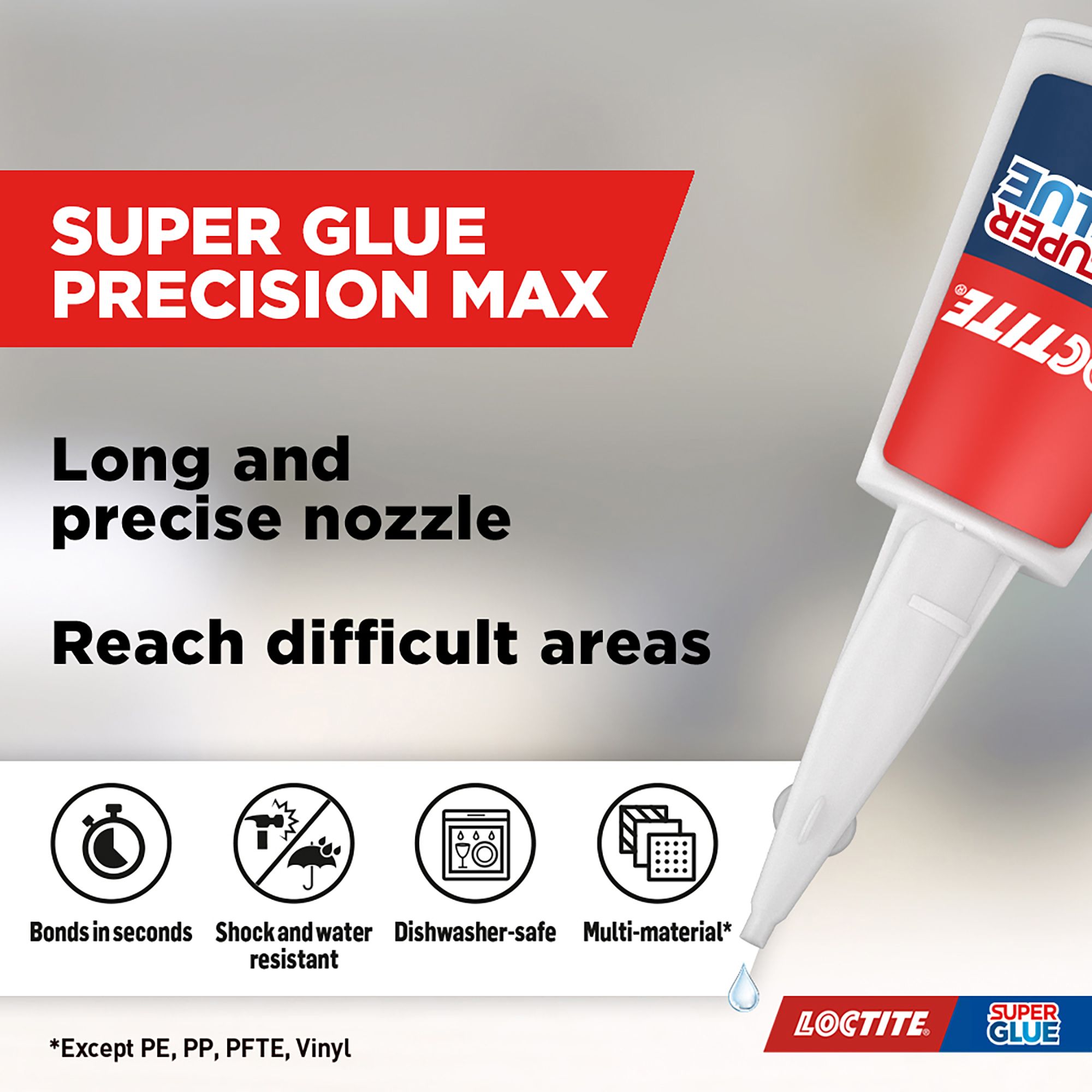3 Packs Loctite Superglue 3 Precision MAX Precision Instant Adhesive  Glue-Extra Long Nozzle Cyanocrylate Glue for Hard-to-Access Area -  AliExpress