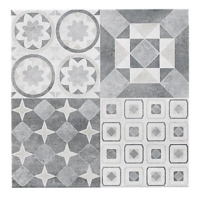 Lofthouse Grey Matt Patchwork Stone, Patchwork Vinyl Floor Tiles