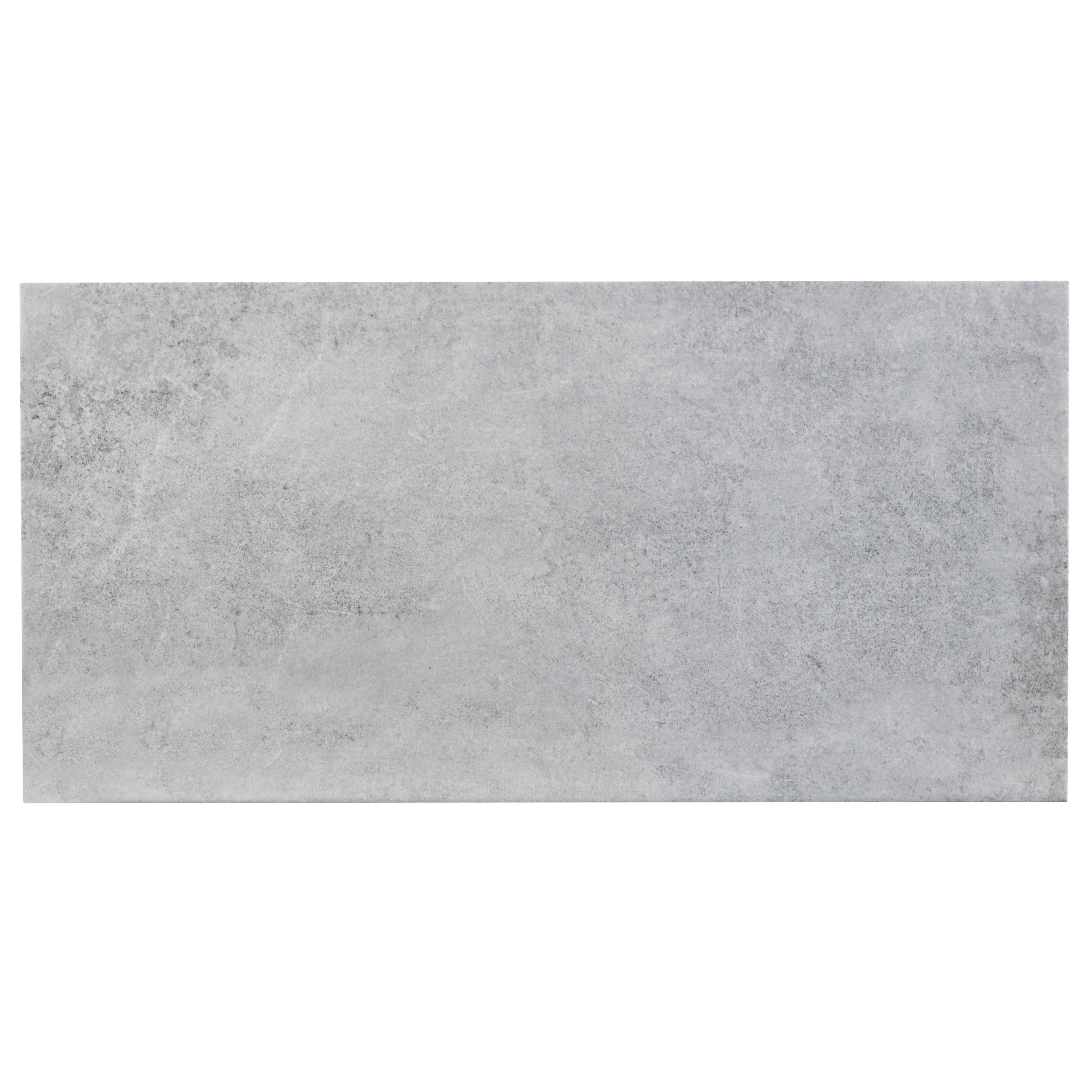 Lofthouse Grey Matt Stone effect Ceramic Indoor Wall & floor Tile, Pack of 5, (L)600mm (W)300mm
