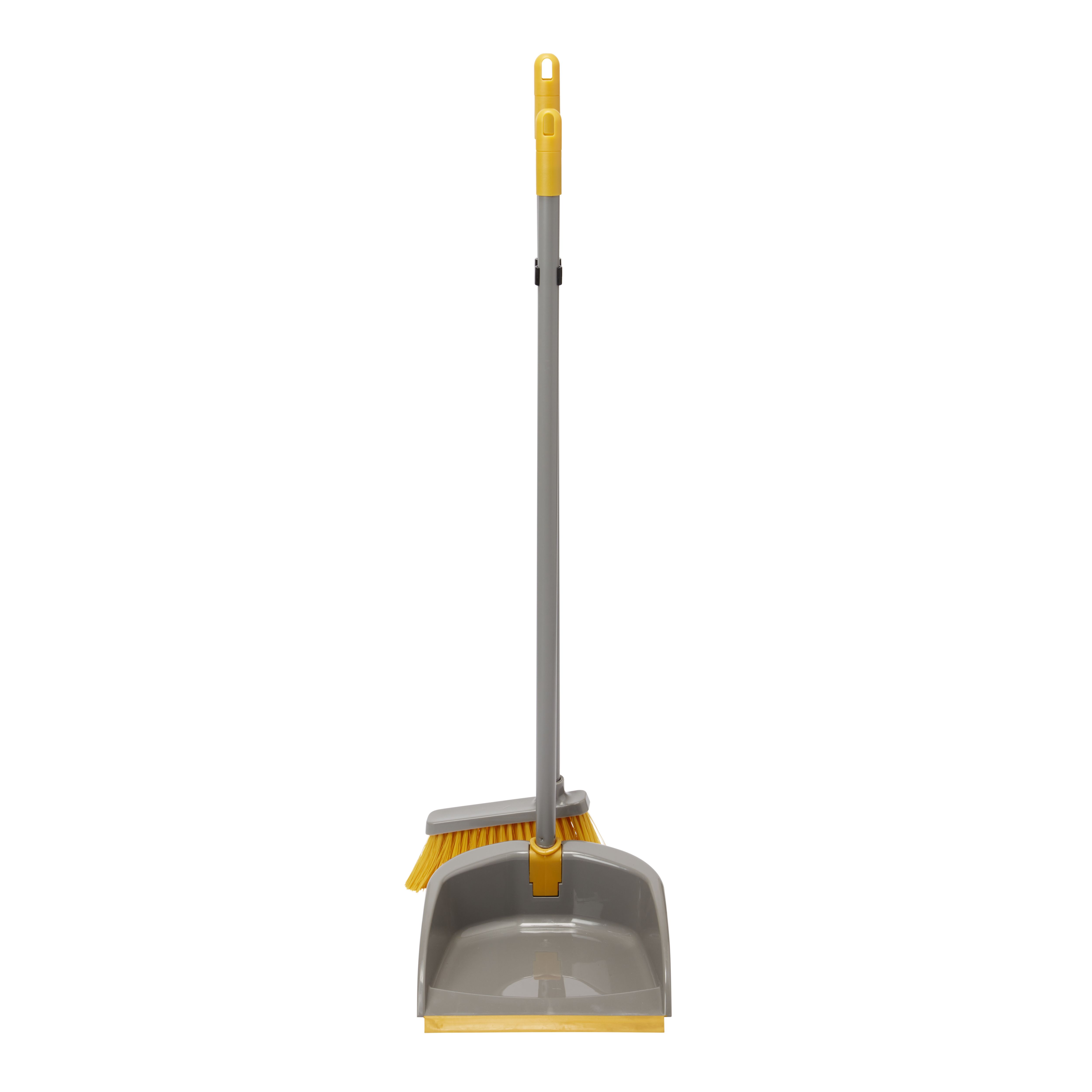 Long handle dustpan & brush set, (W)255mm | DIY at B&Q