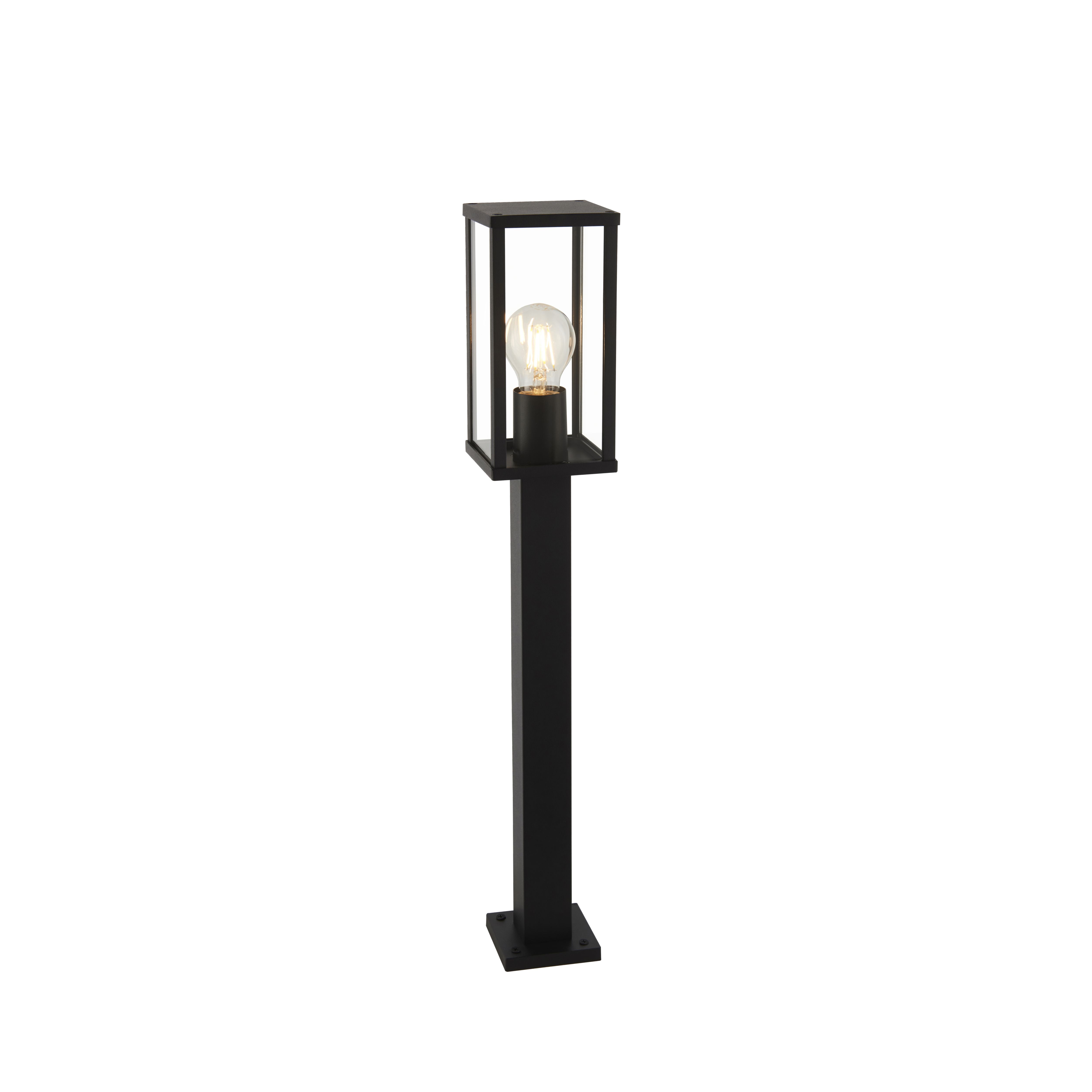 Longham Mains-powered (wired) 1 lamp Outdoor Post light (H)650mm