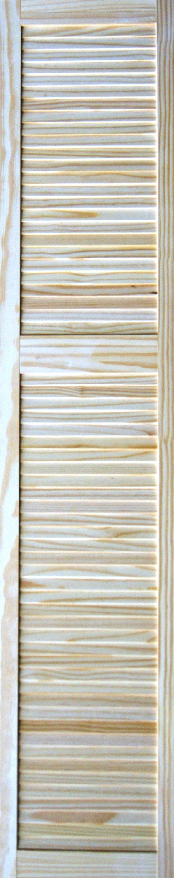 Louvre Internal Pine Door, (H)1981mm (W)381mm (T)21mm