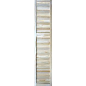 Louvre Internal Pine Door, (H)1981mm (W)381mm (T)21mm