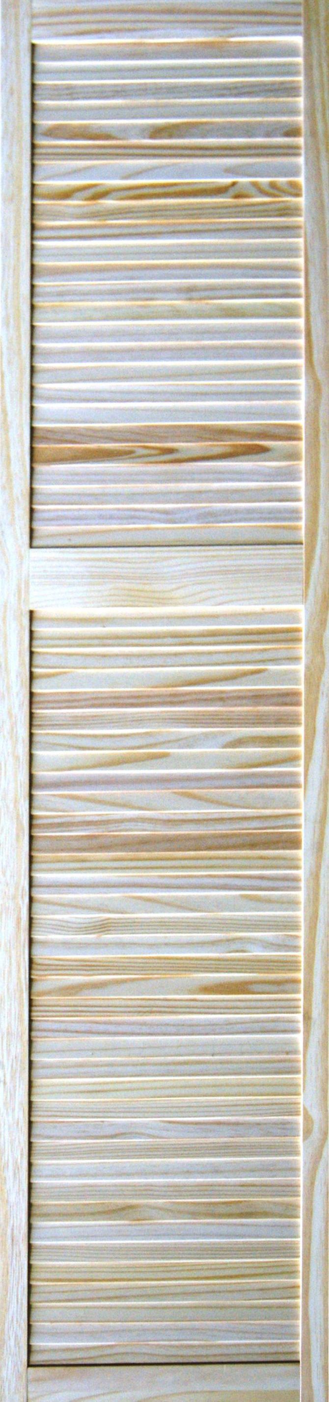 Louvre Internal Pine Door, (H)1981mm (W)457mm (T)21mm