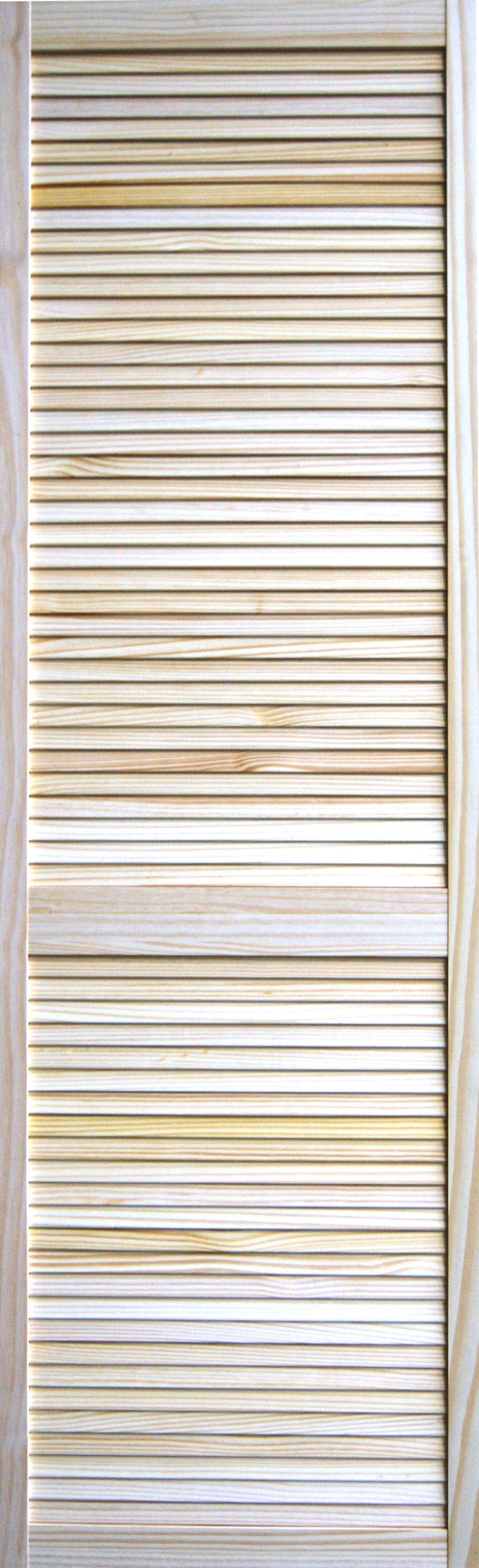 Louvre Internal Pine Door, (H)1981mm (W)610mm (T)21mm