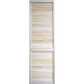 Louvre Internal Pine Door, (H)1981mm (W)610mm (T)21mm