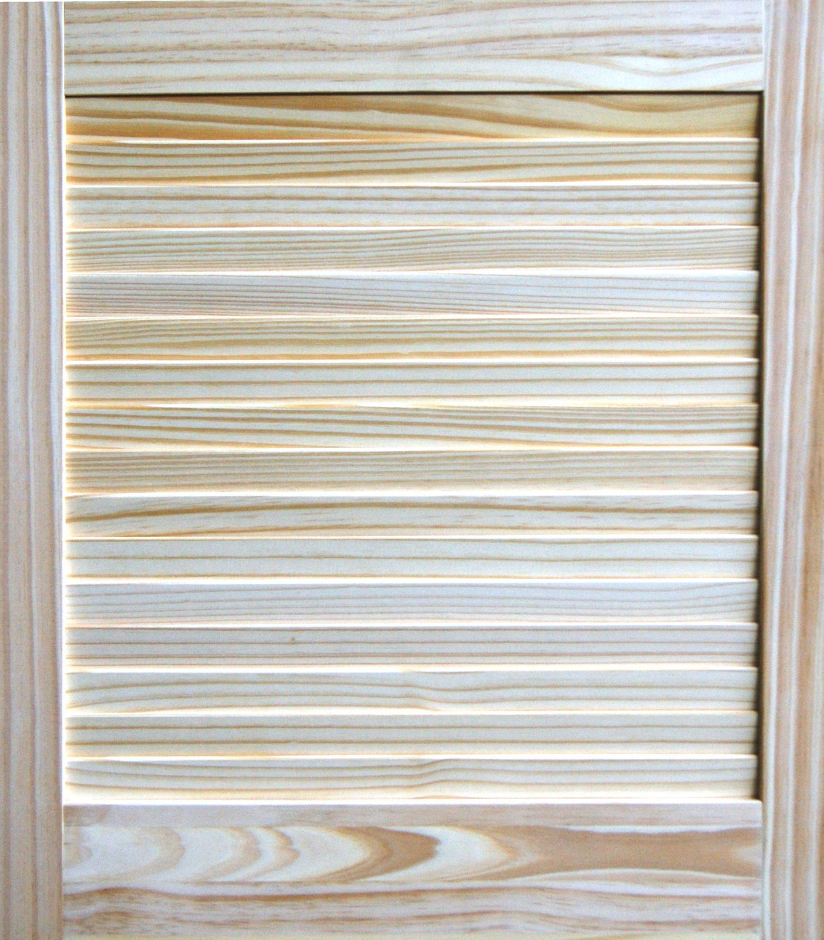 Louvre Pine veneer Internal Pine Door, (H)610mm (W)533mm (T)21mm