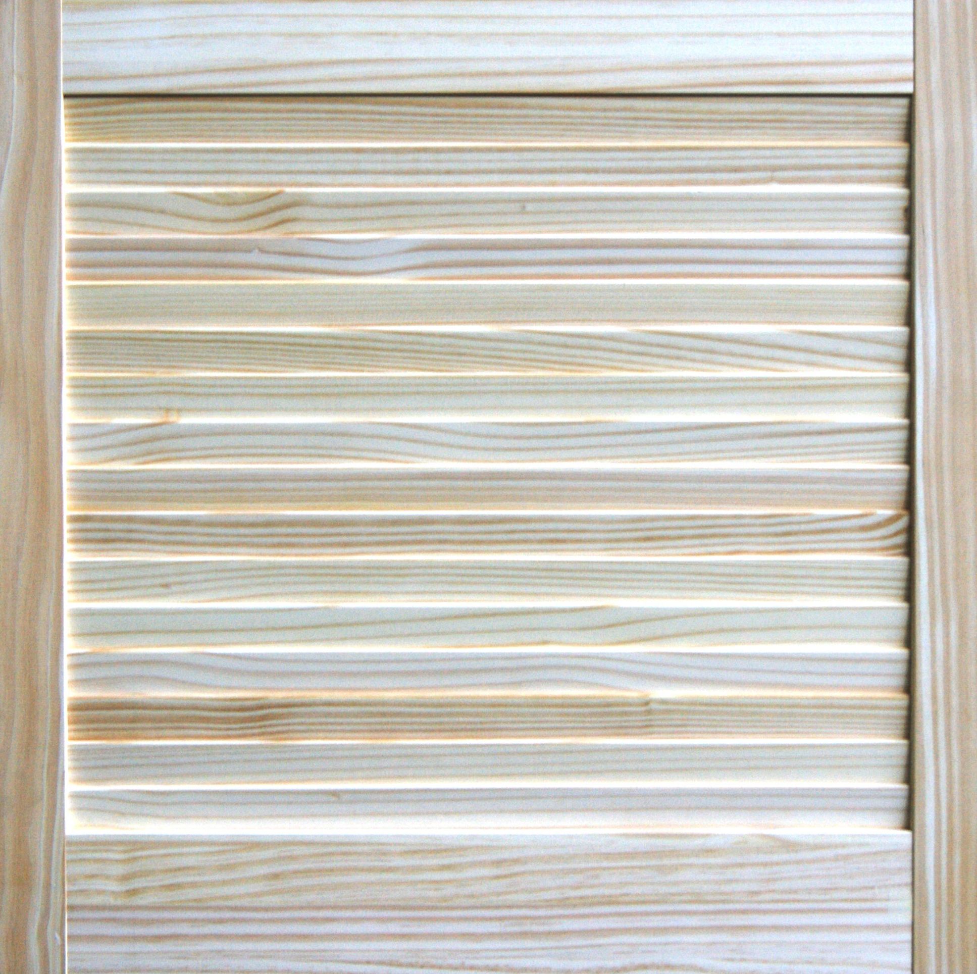 Louvre Pine veneer Internal Pine Door, (H)762mm (W)533mm (T)21mm