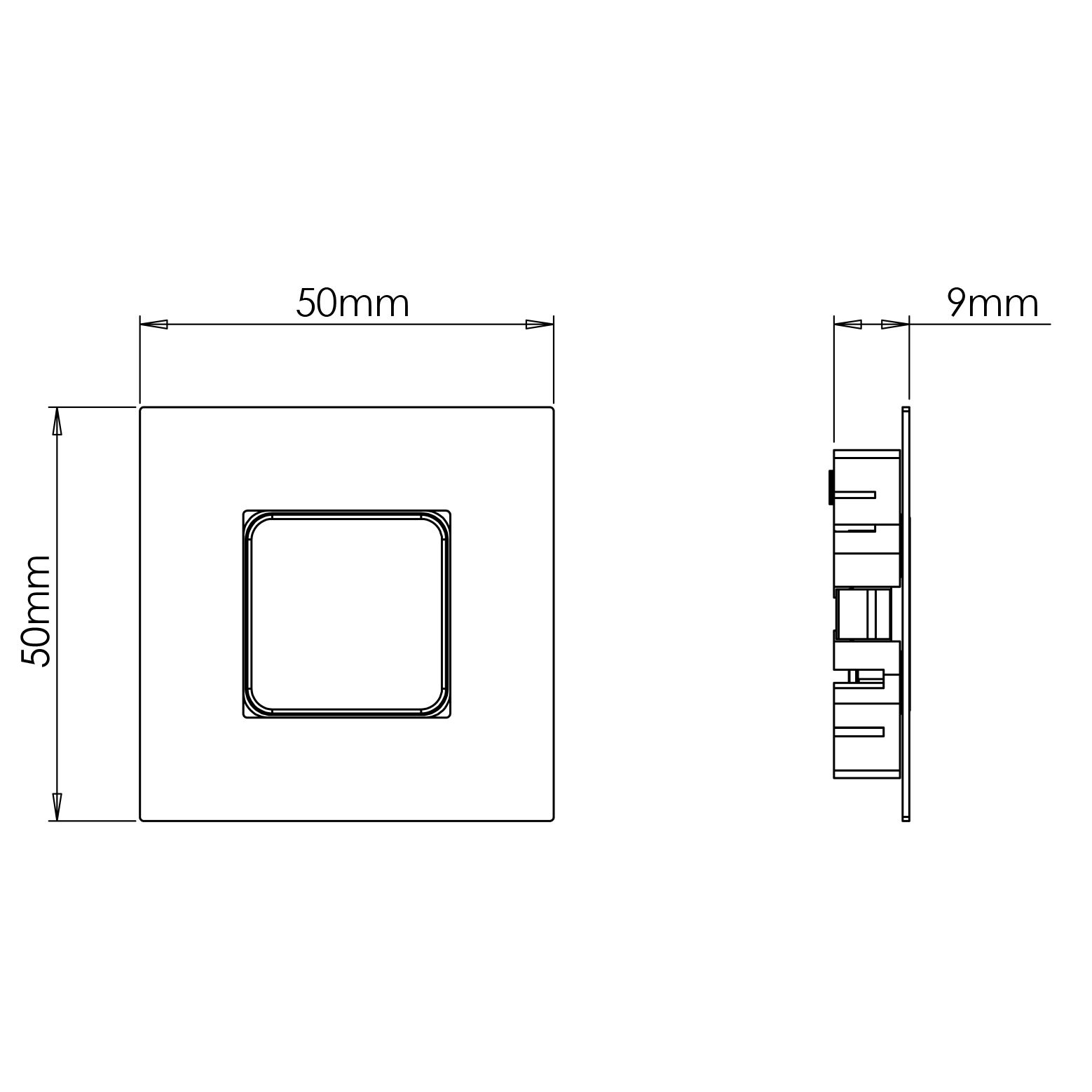 Luce Stainless steel effect Mains-powered LED Variable white Cabinet ...
