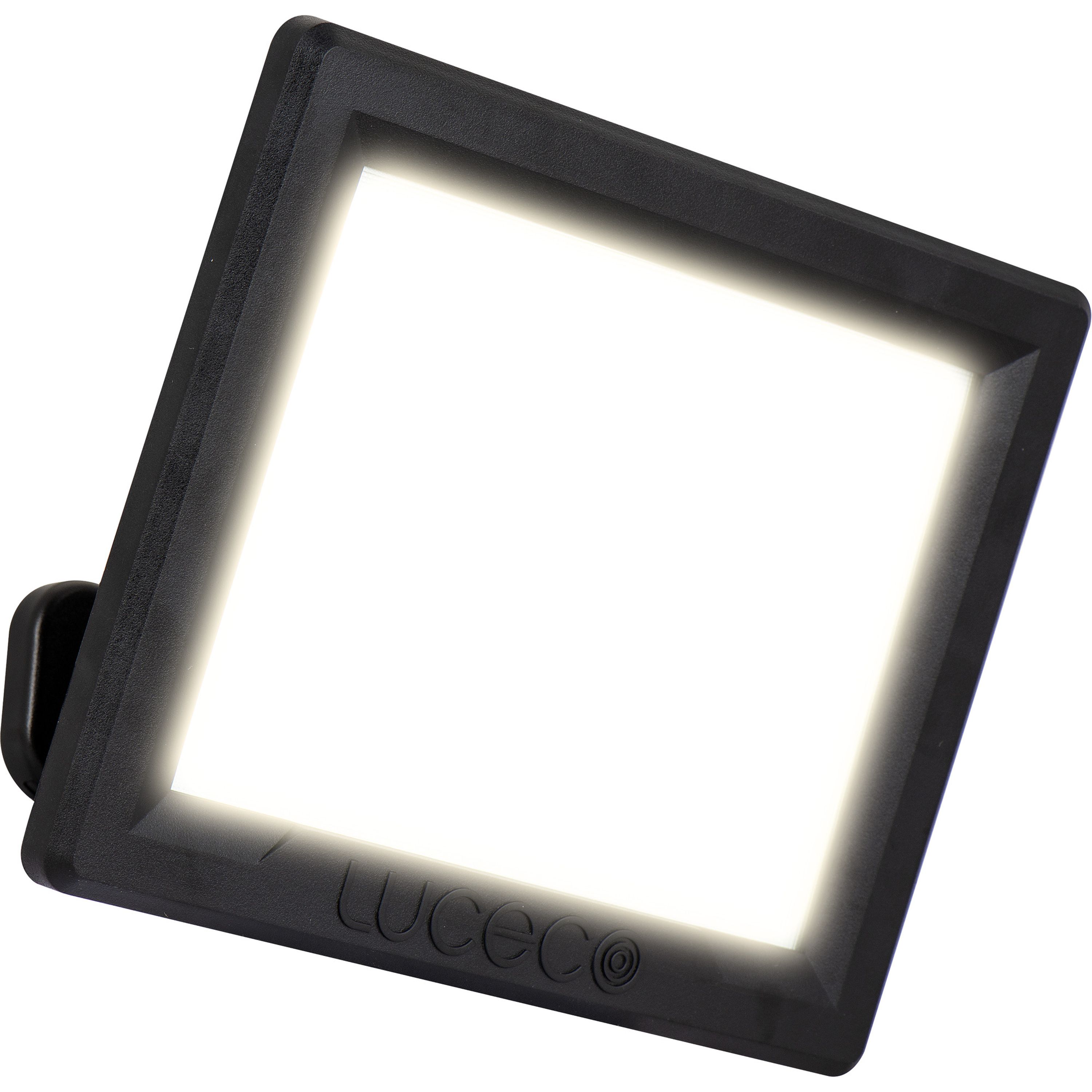 Luceco Adjustable Black Integrated LED Outdoor Flood light