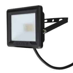 Luceco Black Mains-powered Cool white LED Floodlight 1600lm