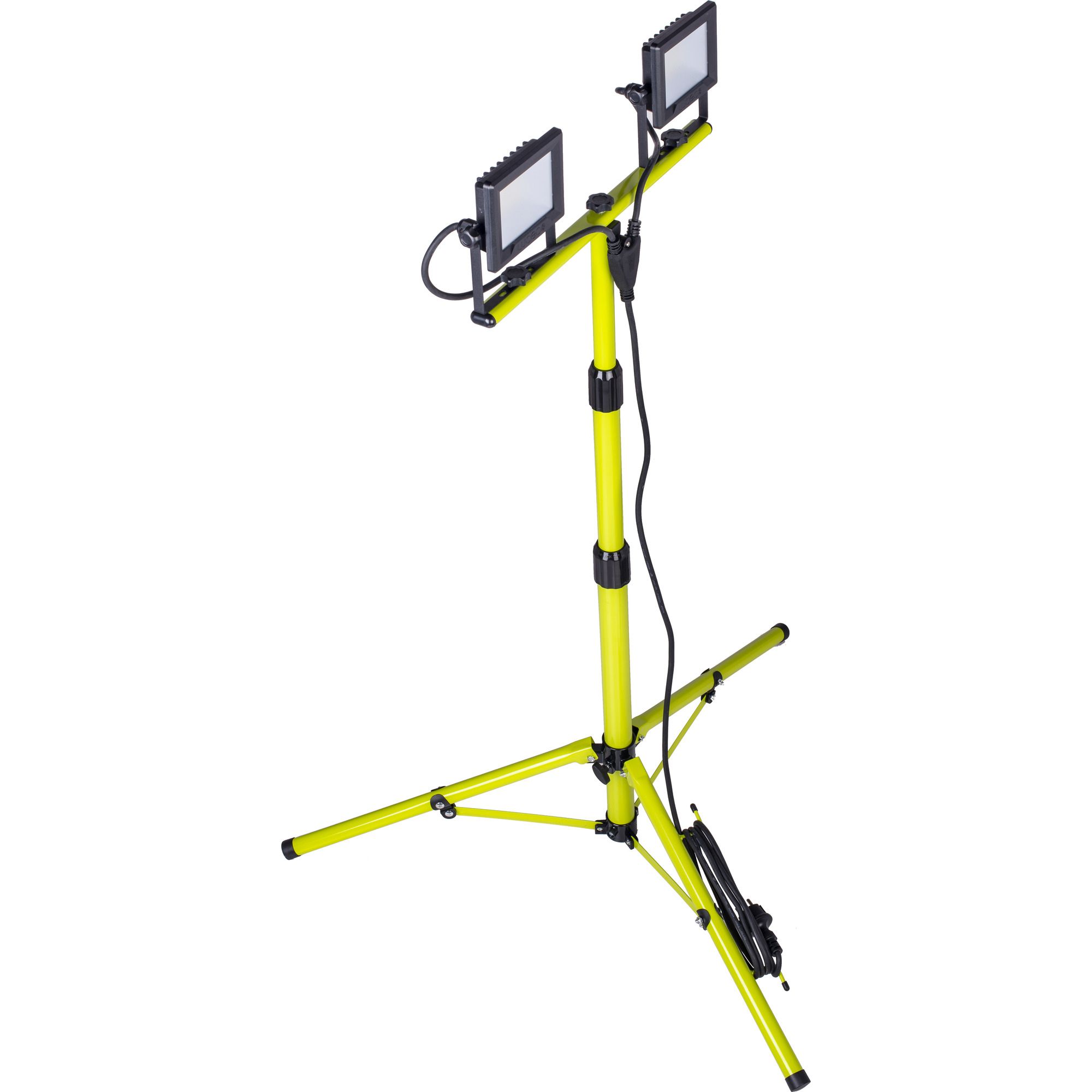 Luceco Eco Twin 40W 3200lm Corded Integrated LED Work light with tripod