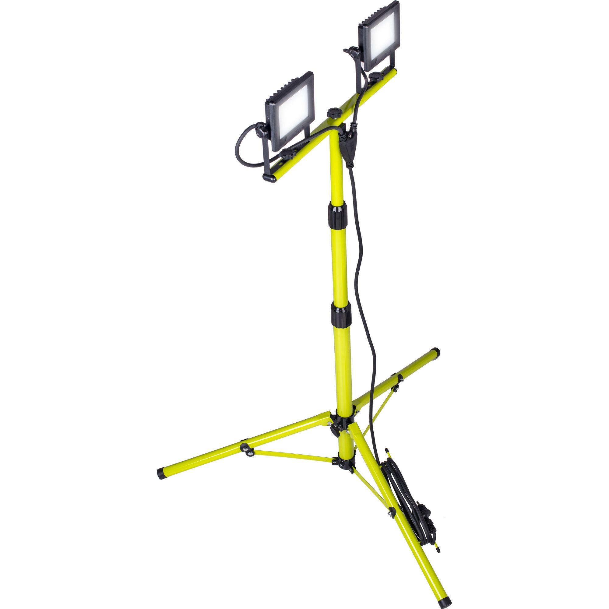 Luceco Eco Twin 40W 3200lm Corded Integrated LED Work light with tripod