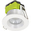 Luceco FType Mk2 Matt White Fixed LED Fire-rated Warm white Downlight 60W IP65