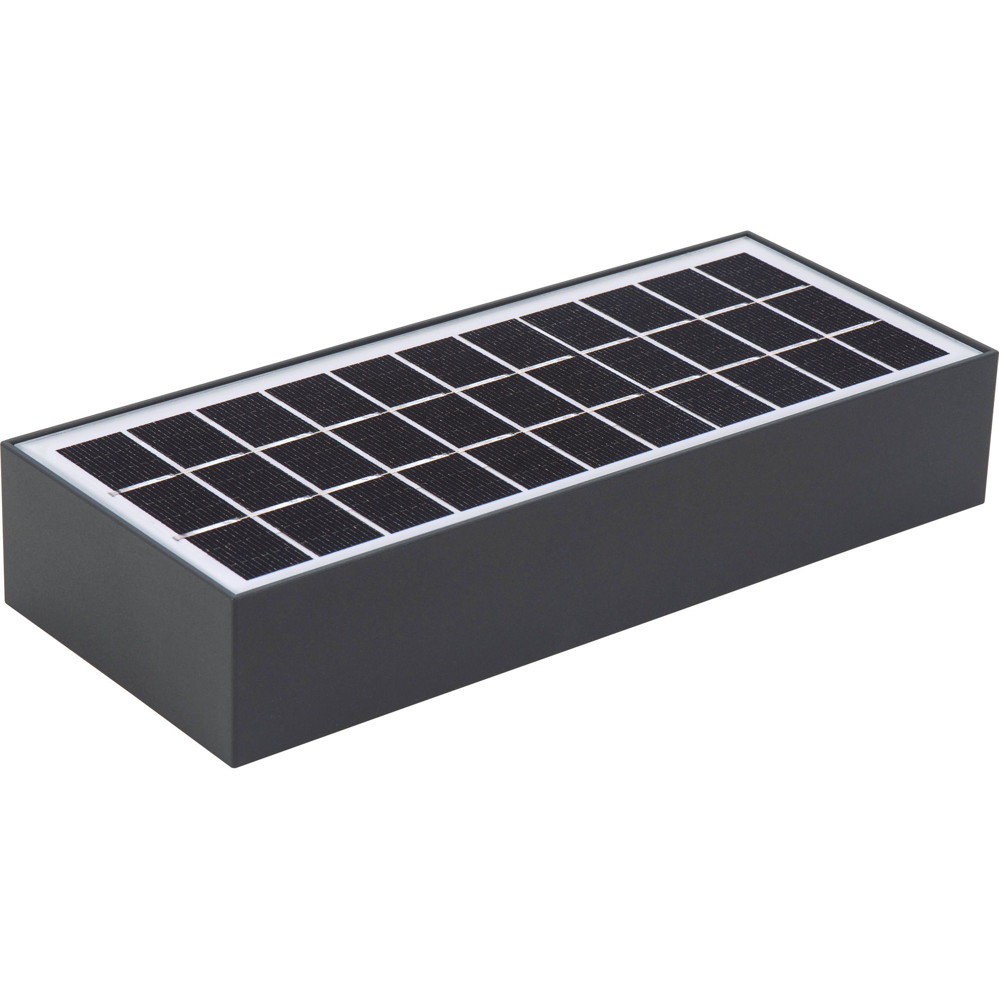 Luceco Non-adjustable Solar-powered LED PIR With motion sensor Outdoor Wall light
