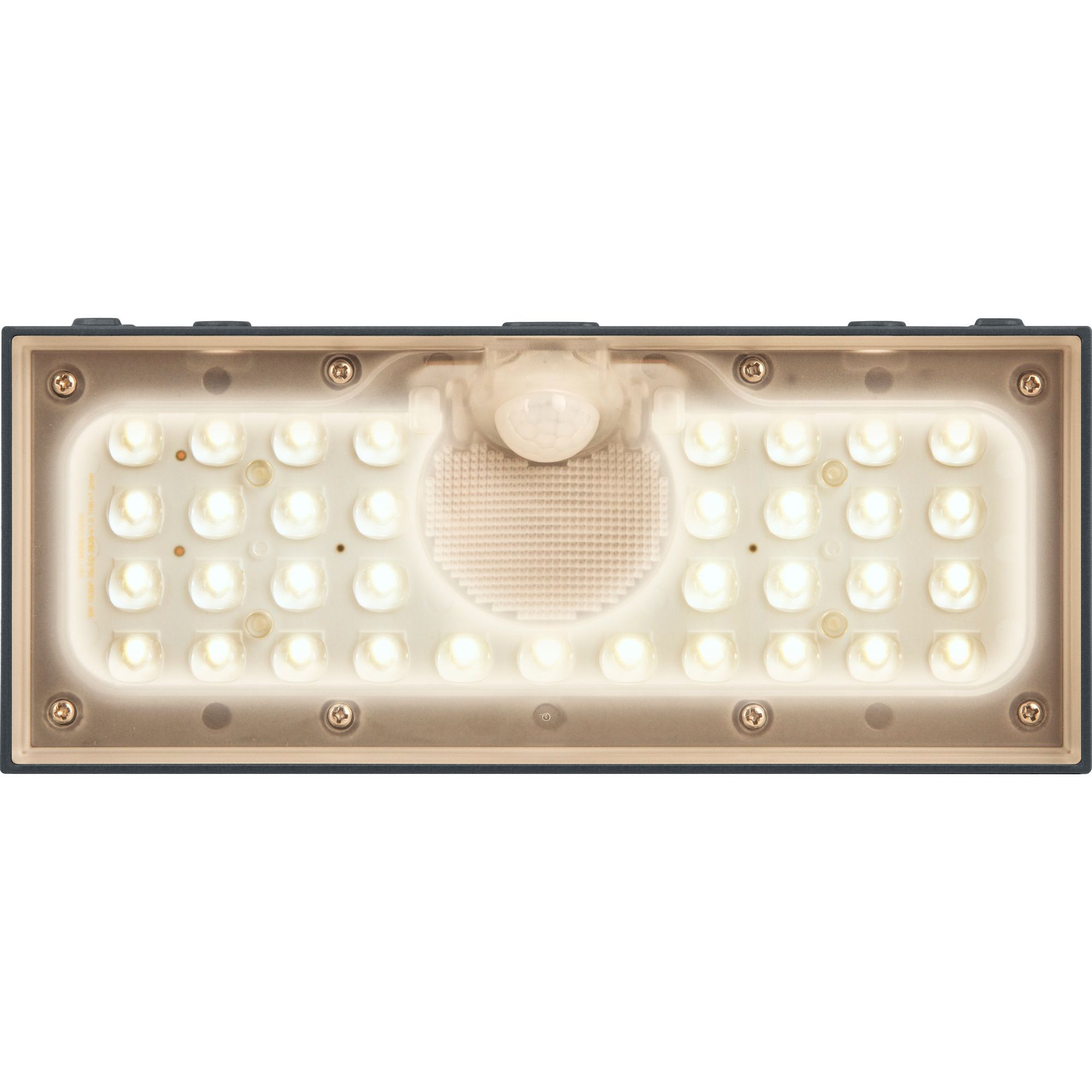 Luceco Non-adjustable Solar-powered LED PIR With motion sensor Outdoor Wall light