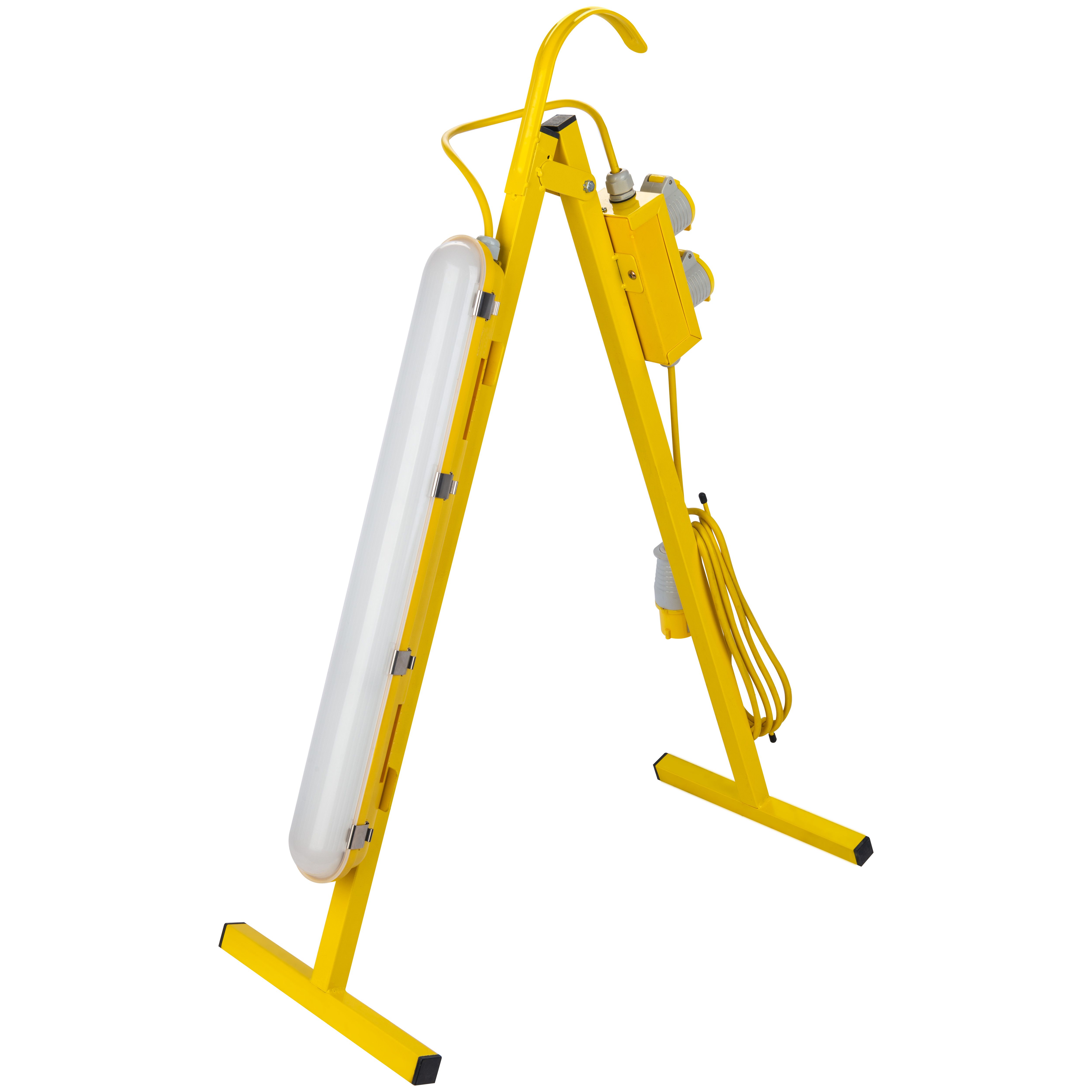 Luceco Plasterers 24W 3000lm Corded Integrated LED Work light with tripod