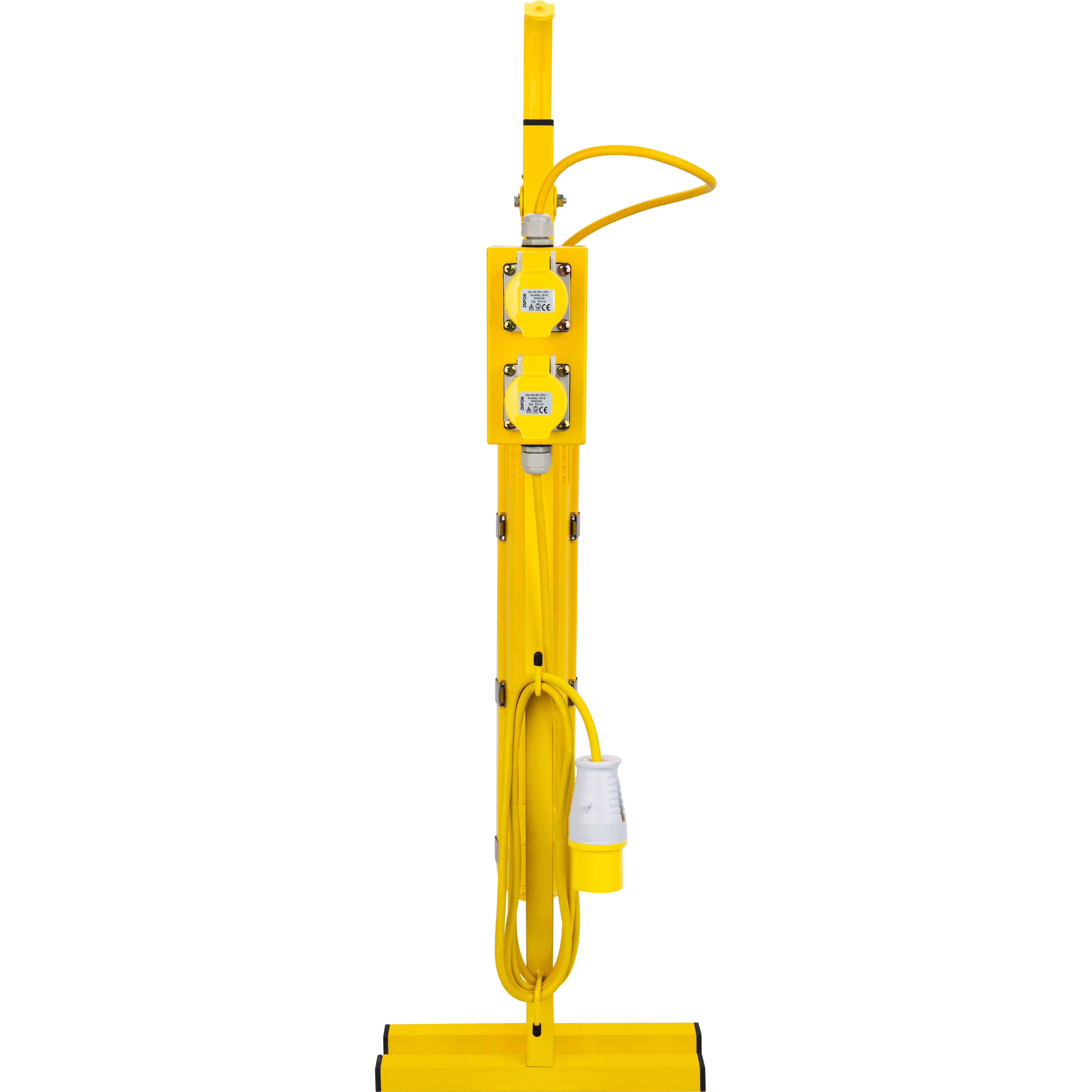 Luceco Plasterers 24W 3000lm Corded Integrated LED Work light with tripod