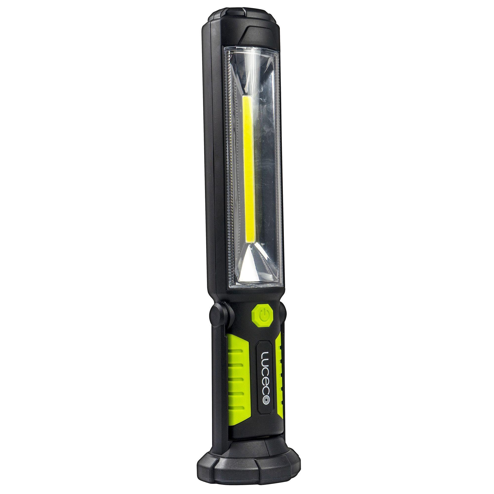 Luceco Tilt Black & green LED Inspection light 5V 450lm