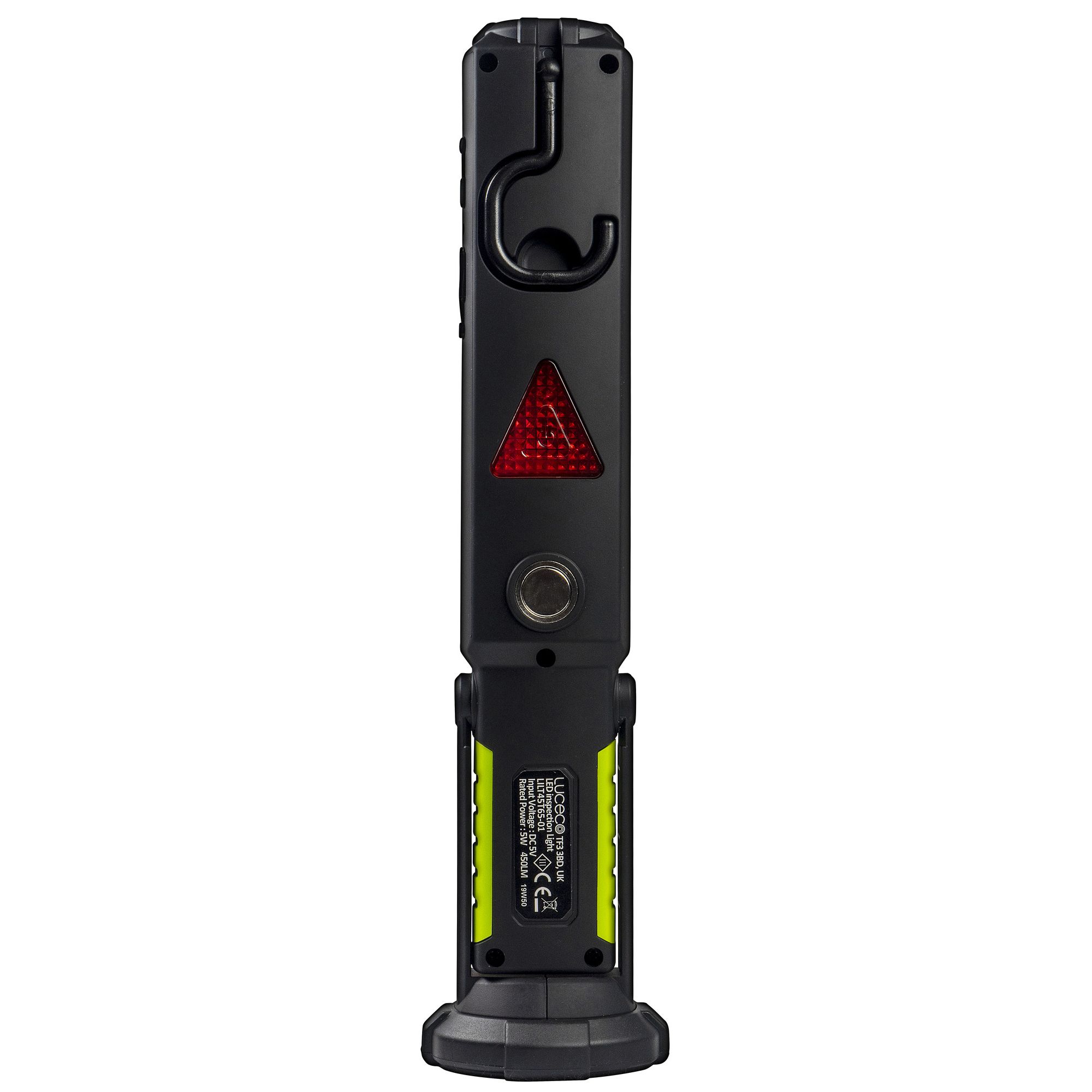 Luceco Tilt Black & green LED Inspection light 5V 450lm