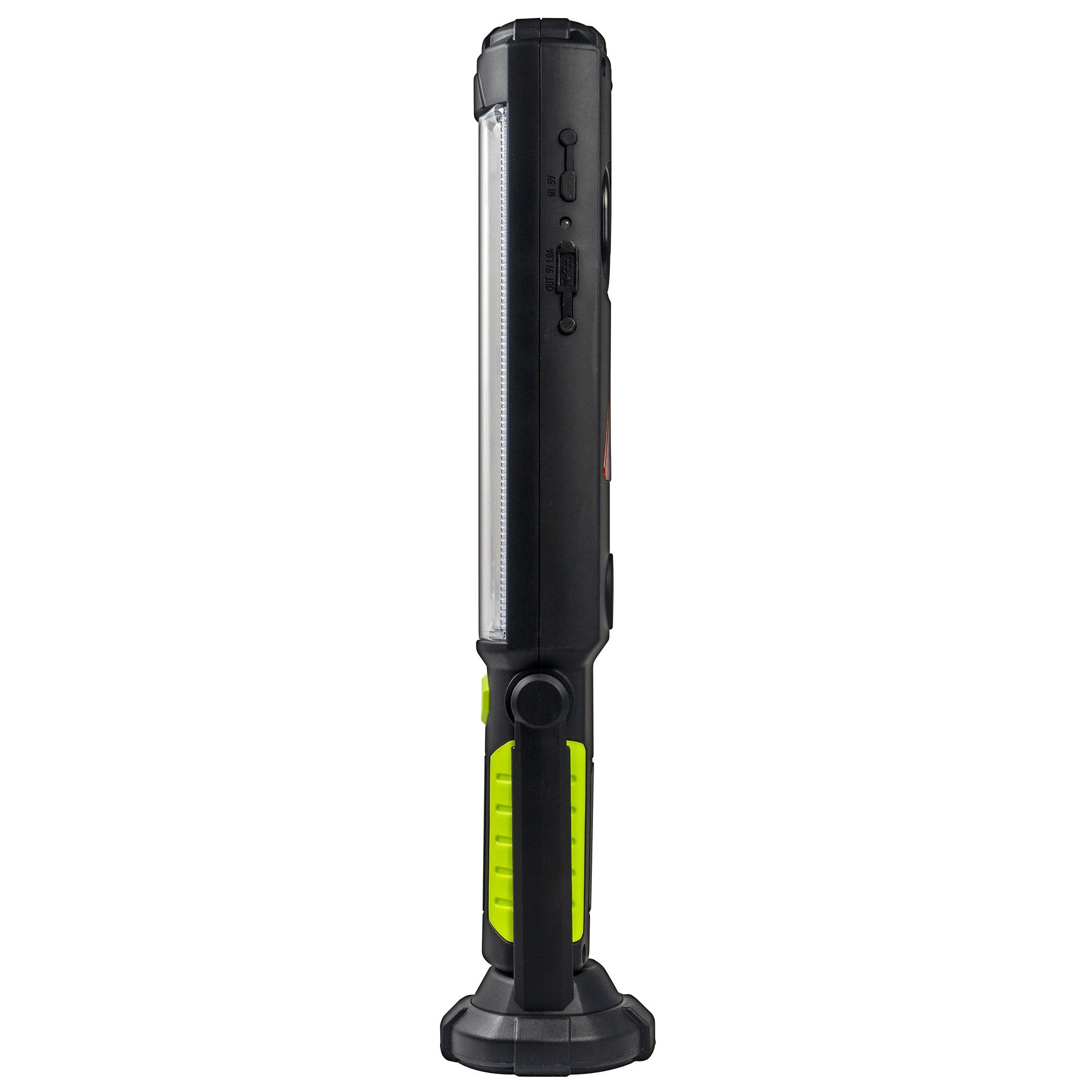 Luceco Tilt Black & green LED Inspection light 5V 450lm